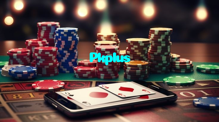 Pkplus casino presented on mobile device in Pakistan with slots and live games