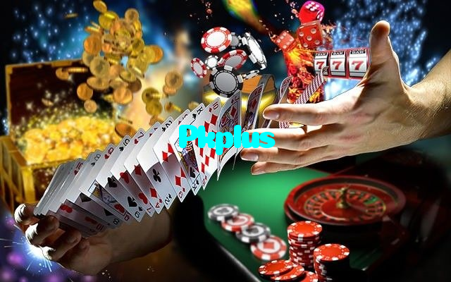 Pkplus casino presented on mobile device in Pakistan with slots and live games